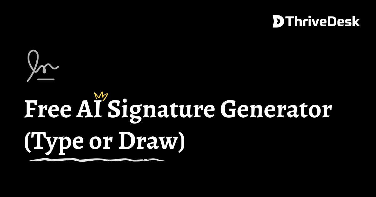 Free AI Signature Generator